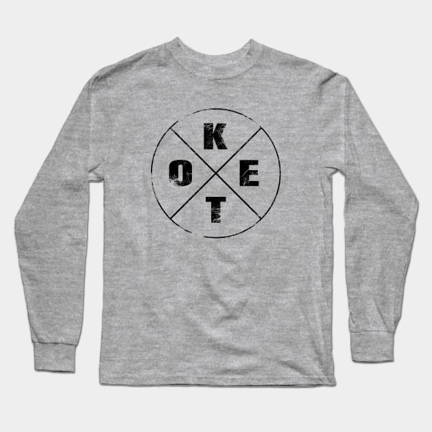 Keto Circle - Ketogenic Long Sleeve T-Shirt by Ketogenic Merch